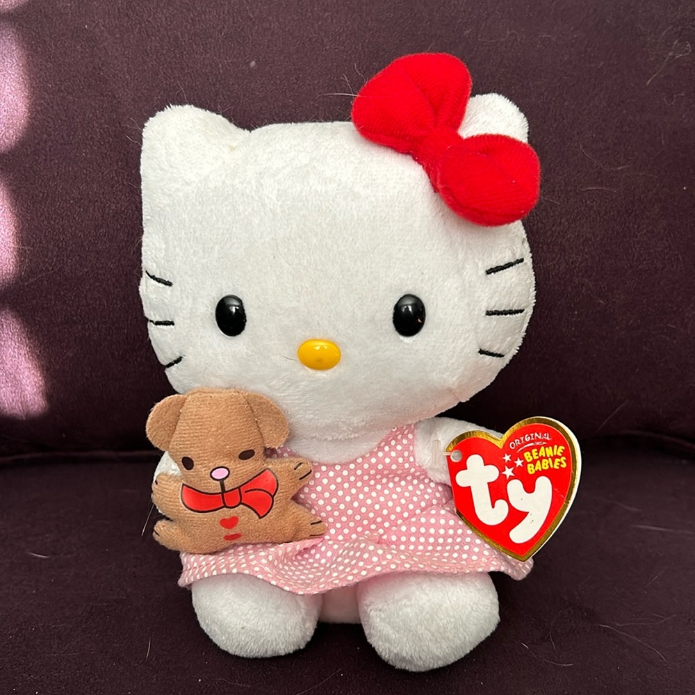 Hello Kitty 6" Plush - with bear